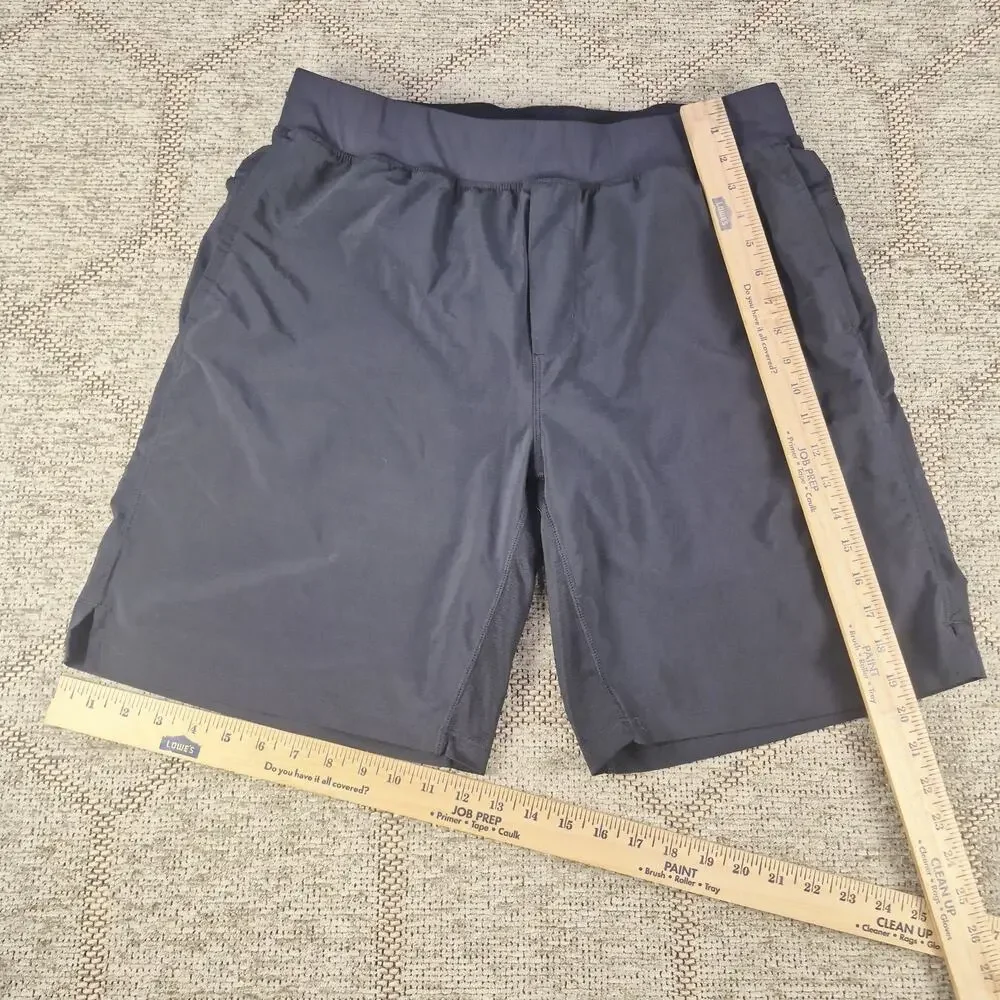 Black Fabletics Lined Athletic Training Gym Shorts Men's XL Performance Running